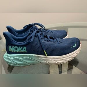 Hoka Navy and Mint Athletic women Shoes